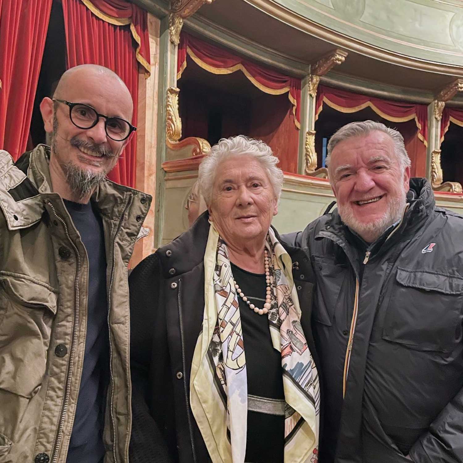 Renza con Enrico Crippa e Massimo Camia Renza con Enrico Crippa e Massimo Camia